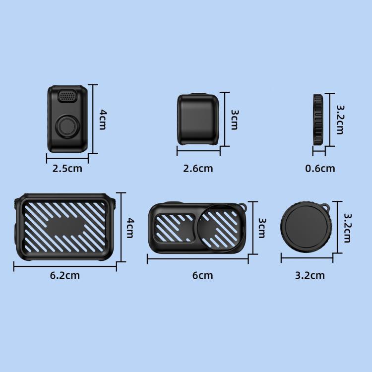 For DJI Osmo Nano Flymile Lens Battery Compartment Silicone Dust-Proof Cover
