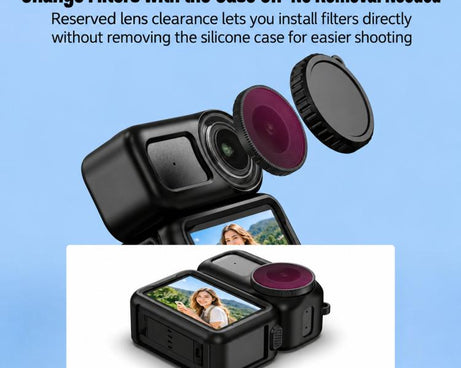 For DJI Osmo Nano Flymile Lens Battery Compartment Silicone Dust-Proof Cover