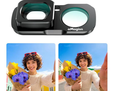 For Insta360 Luna Ultra AMagisn Magnetic Lens Filter, Wide-Angle Lens, Mist 1/4+Cool Night, VND-CPL+Mist 1/4+VND2-32, VND-CPL+Mist 1/4+VND2-32+Star, VND-CPL+Mist 1/4+VND2-32+Night
