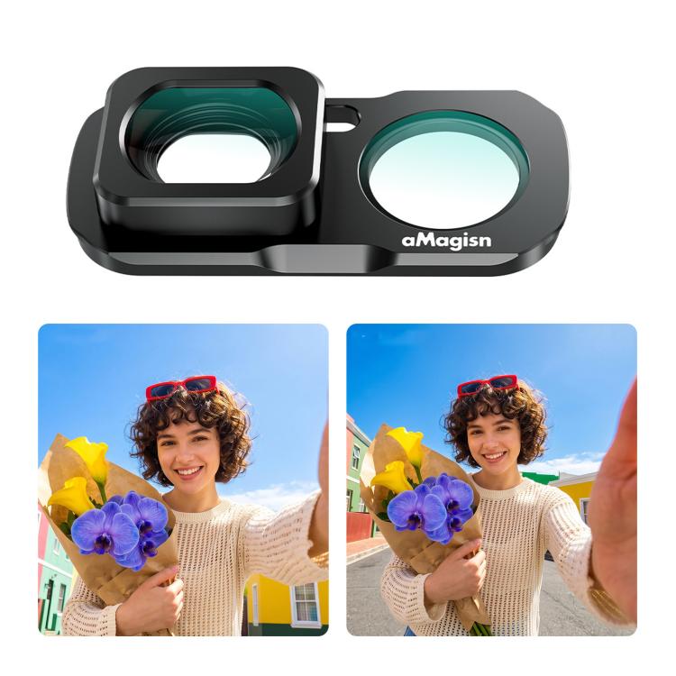 For Insta360 Luna Ultra AMagisn Magnetic Lens Filter, Wide-Angle Lens, Mist 1/4+Cool Night, VND-CPL+Mist 1/4+VND2-32, VND-CPL+Mist 1/4+VND2-32+Star, VND-CPL+Mist 1/4+VND2-32+Night