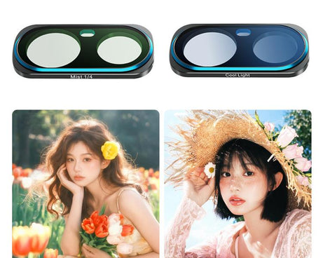 For Insta360 Luna Ultra AMagisn Magnetic Lens Filter, Wide-Angle Lens, Mist 1/4+Cool Night, VND-CPL+Mist 1/4+VND2-32, VND-CPL+Mist 1/4+VND2-32+Star, VND-CPL+Mist 1/4+VND2-32+Night