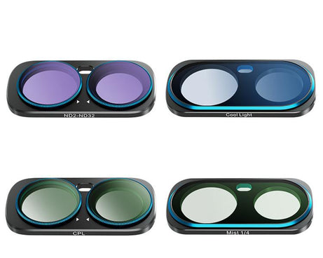 For Insta360 Luna Ultra AMagisn Magnetic Lens Filter, Wide-Angle Lens, Mist 1/4+Cool Night, VND-CPL+Mist 1/4+VND2-32, VND-CPL+Mist 1/4+VND2-32+Star, VND-CPL+Mist 1/4+VND2-32+Night