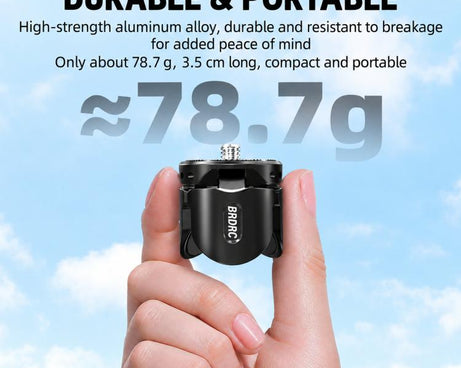 For DJI Pocket 4P / Insta360 X6 BRDRC Magnetic Tripod Mount Base