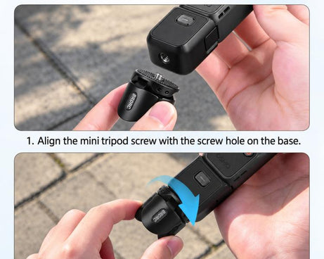 For DJI Pocket 4P / Insta360 X6 BRDRC Magnetic Tripod Mount Base