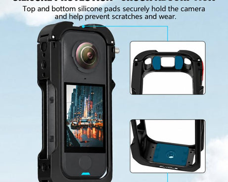 For Insta360 X4 Air Flymile Action Camera Protective Expansion Cage