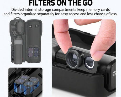 For Insta360 Luna Ultra BRDRC Screen Protection Filter Storage Case