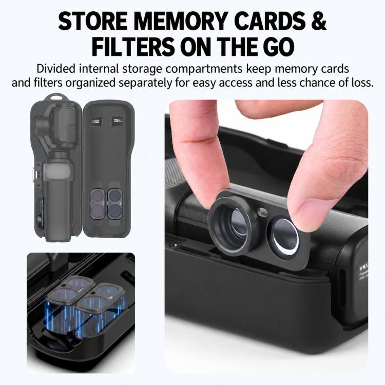 For Insta360 Luna Ultra BRDRC Screen Protection Filter Storage Case
