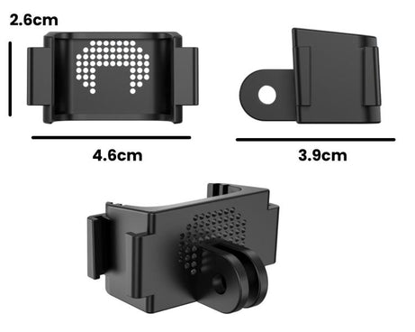 For Insta360 Luna Pro / Ultra BRDRC Multifunctional Clip-On Expansion Frame