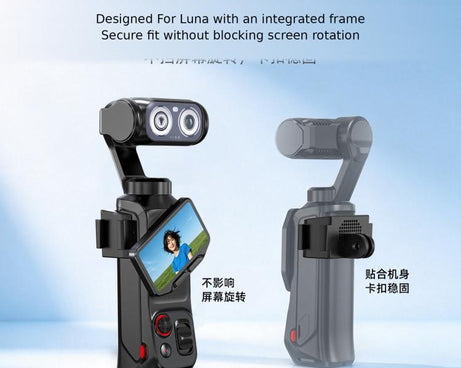 For Insta360 Luna Pro / Ultra BRDRC Multifunctional Clip-On Expansion Frame