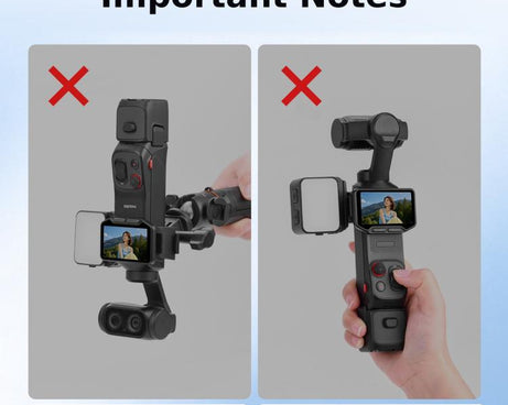 For Insta360 Luna Pro / Ultra BRDRC Multifunctional Clip-On Expansion Frame