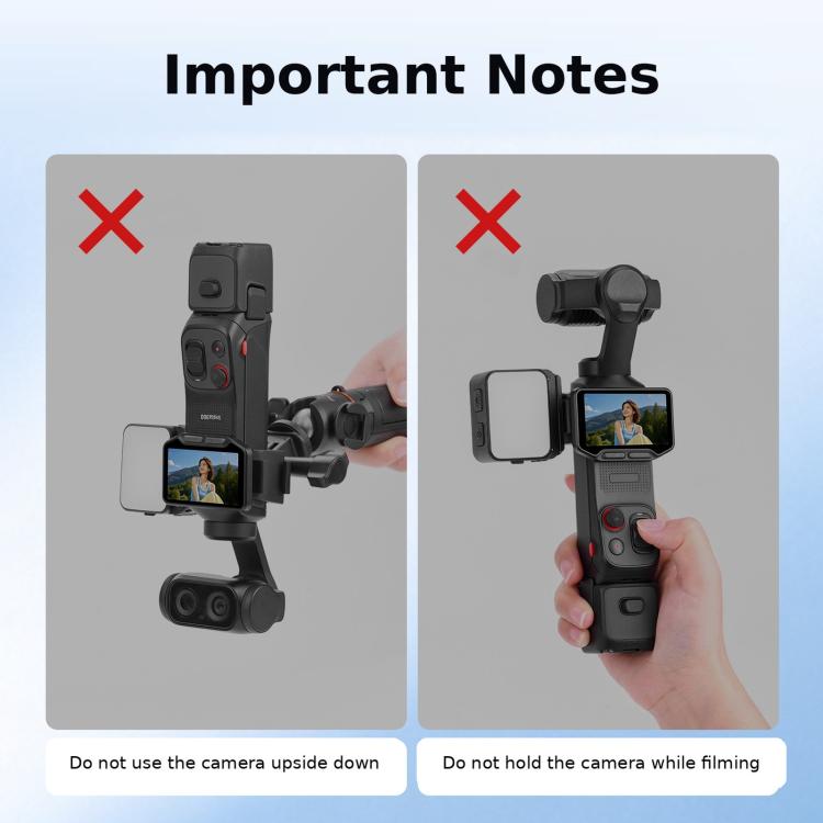 For Insta360 Luna Pro / Ultra BRDRC Multifunctional Clip-On Expansion Frame