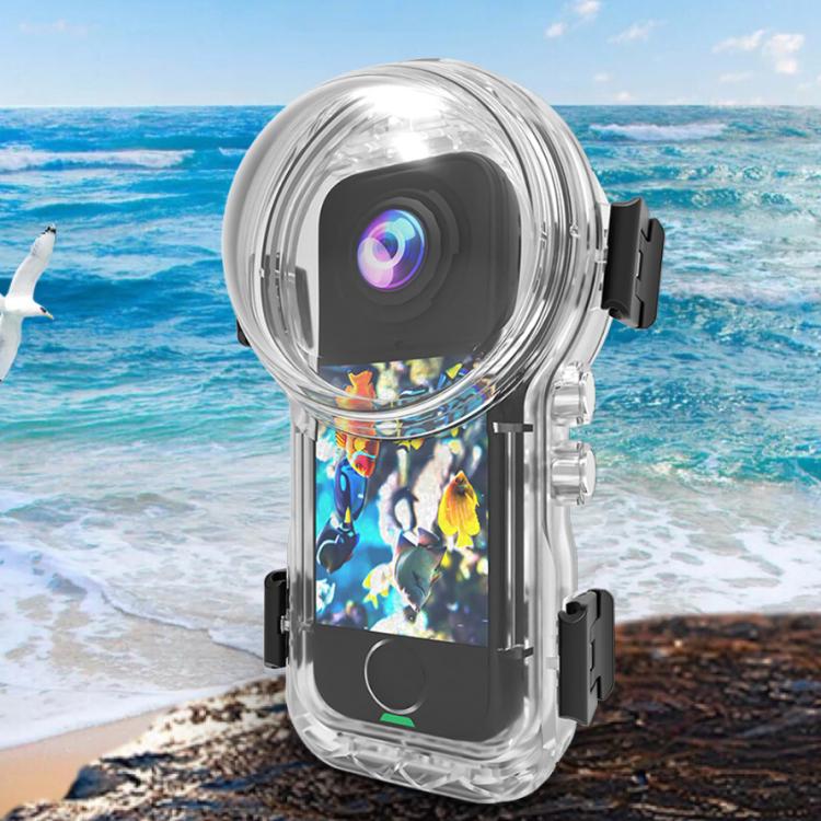 For Insta360 X4 Air Invisible Dive Case 60m/197ft Waterproof Underwater Housing with Magnetic Quick Release Mount