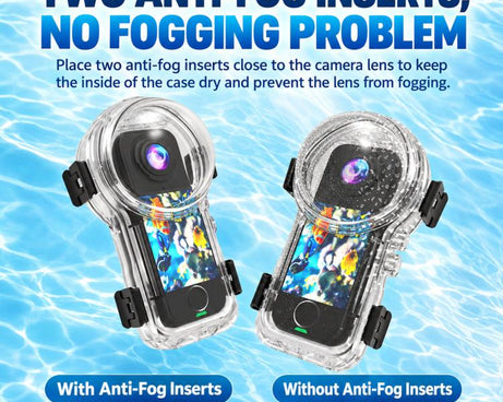 For Insta360 X4 Air Invisible Dive Case 60m/197ft Waterproof Underwater Housing with Magnetic Quick Release Mount