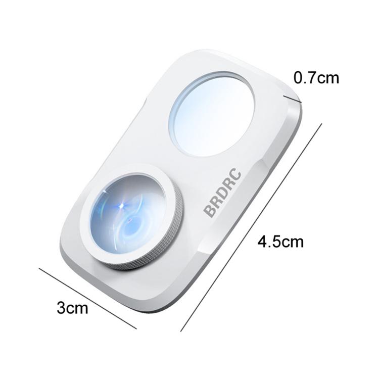 For DJI Osmo Pocket 4P BRDRC 108° Field Of View Wide-angle Lens External Filter