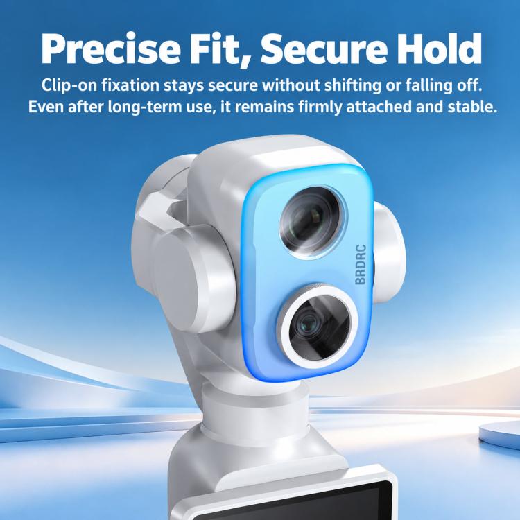 For DJI Osmo Pocket 4P BRDRC 108° Field Of View Wide-angle Lens External Filter