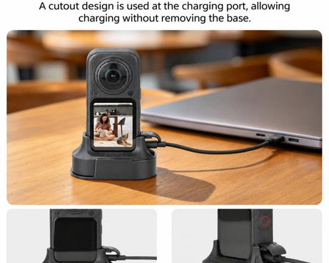 For Insta360 X6 BRDRC Camera Silicone Mounting Base