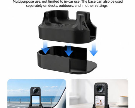 For Insta360 X6 BRDRC Camera Silicone Mounting Base
