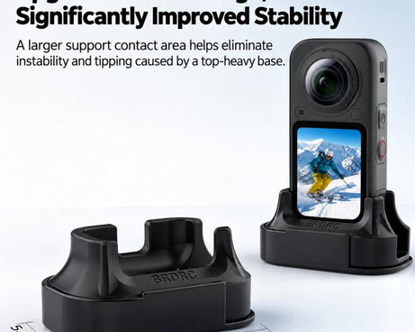 For Insta360 X6 BRDRC Camera Silicone Mounting Base