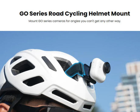 For Insta360 GO 3 / 3S / Ultra Original Road Cycling Helmet Mount, Helmet Mount