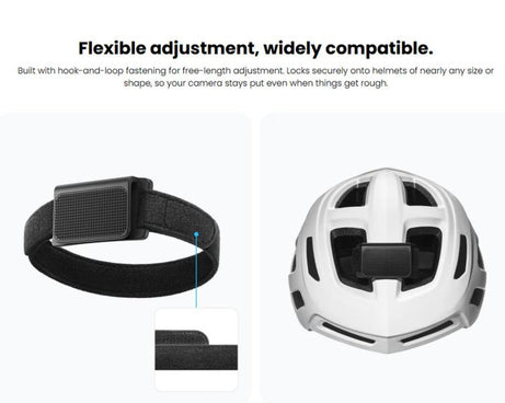 For Insta360 GO 3 / 3S / Ultra Original Road Cycling Helmet Mount, Helmet Mount