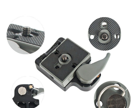 BEXIN Tripod Head Quick Release Plate Holder For Manfrotto 200PL-14