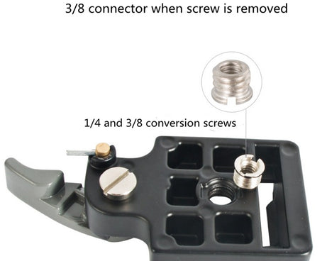 BEXIN Tripod Head Quick Release Plate Holder For Manfrotto 200PL-14