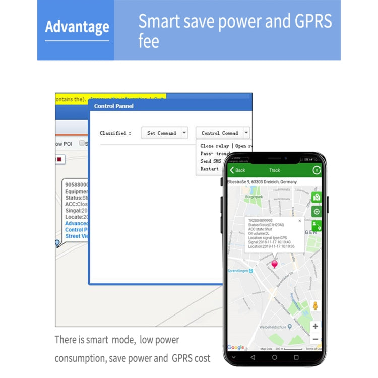 TK306 2G OBD II Realtime Car Truck Vehicle Tracking GSM GPRS GPS Tracker, Support AGPS, TK306
