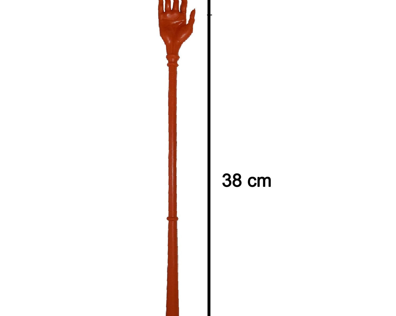 Portable back scratcher, ideal for reaching hard spots.