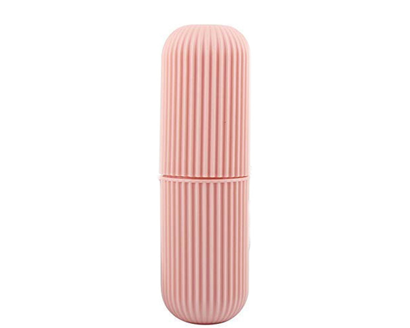 Capsule-shaped portable storage organizer in various colors.