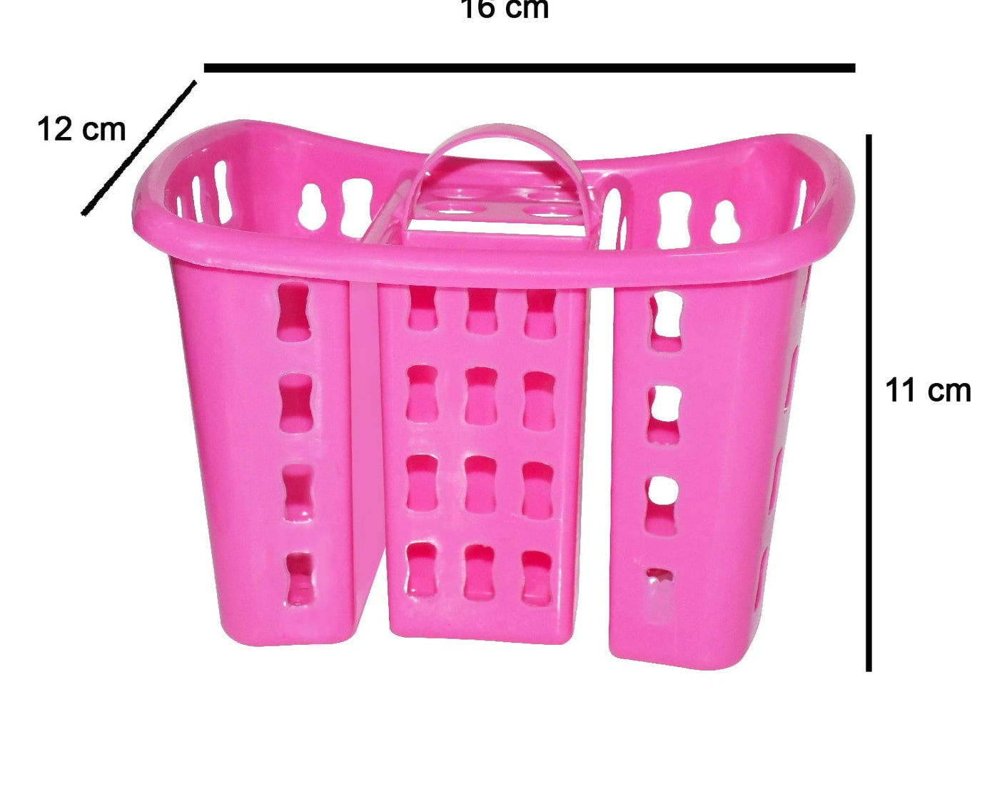 Space-saving toothbrush holder with slots for accessories