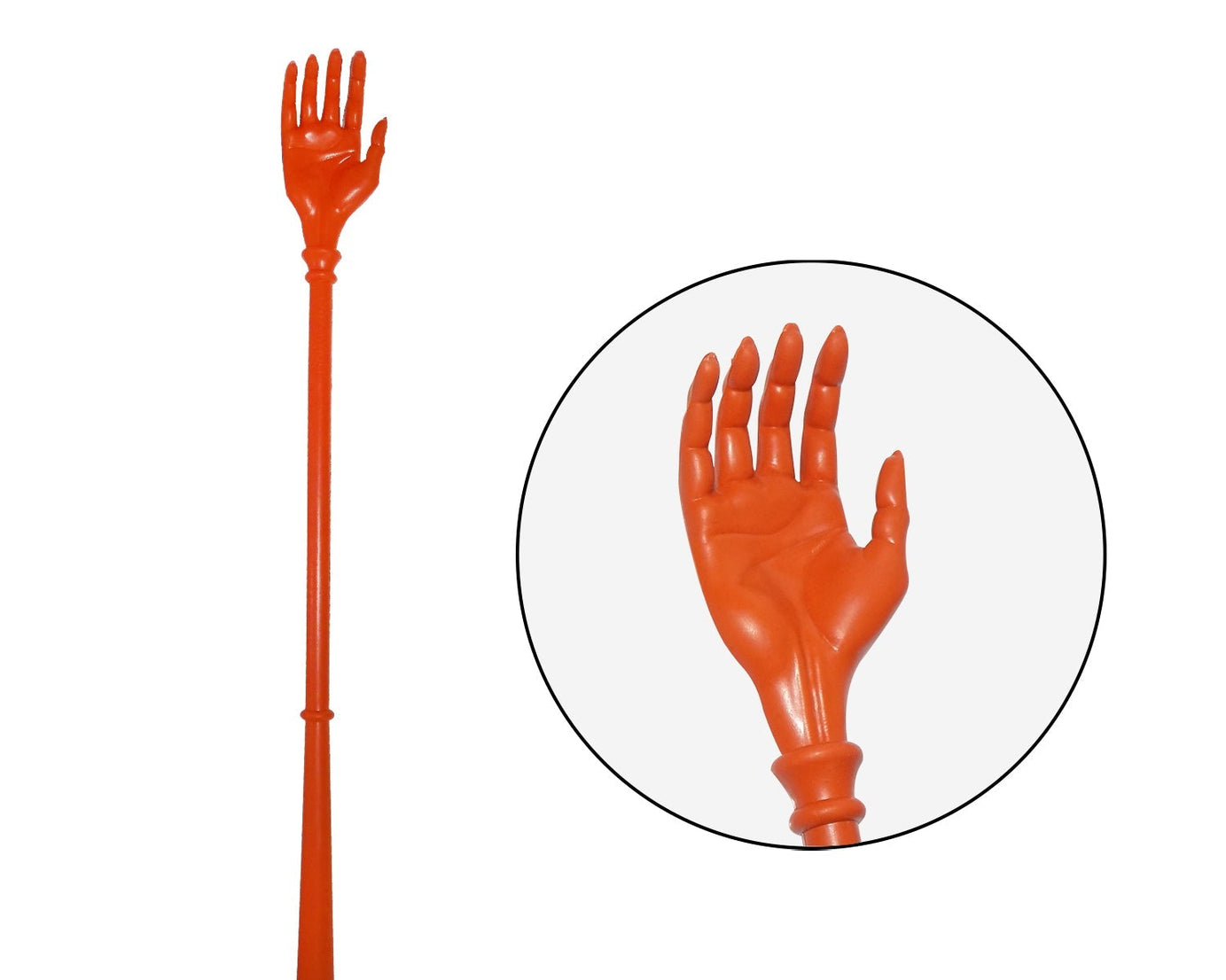 Plastic body itch scratcher, easy to use.