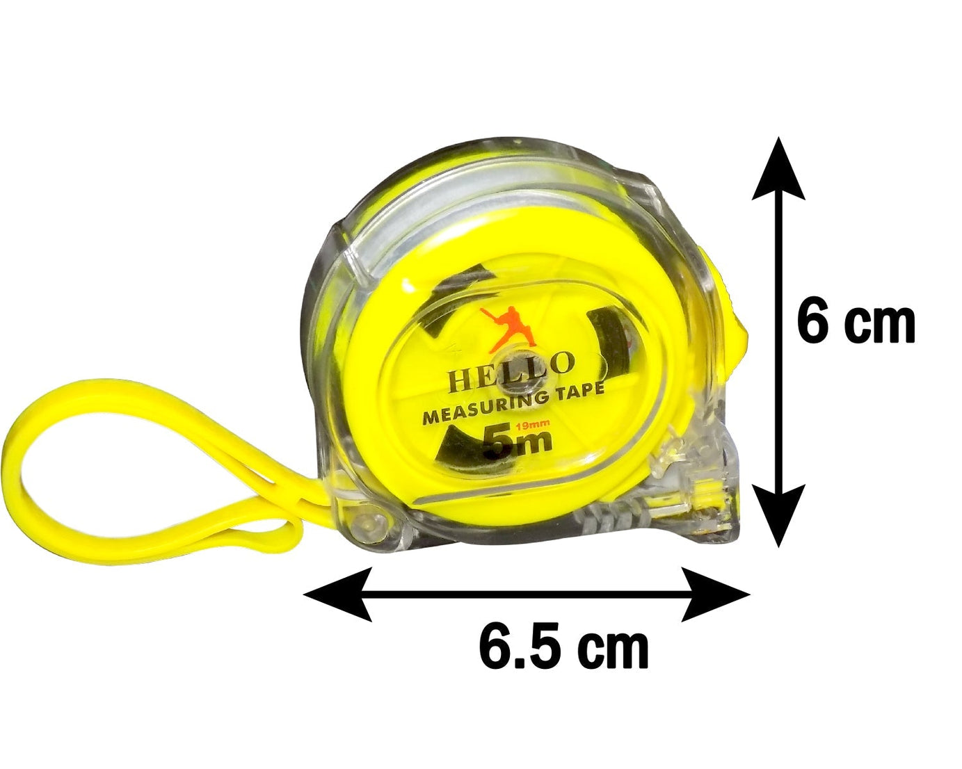 5-meter tape measure with easy-to-read numbers