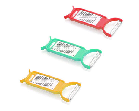 Vegetable cutter with grater and peeler functionality