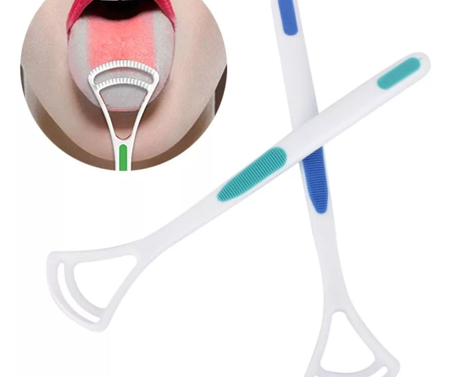 New Hot Away Hand Scraper Fashion Tongue Cleaner Brush with Silica Handle