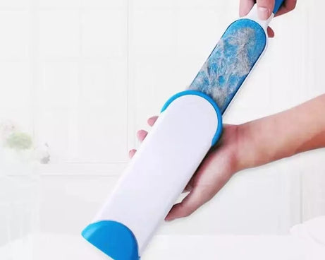 Double-sided pet hair remover for fur cleaning