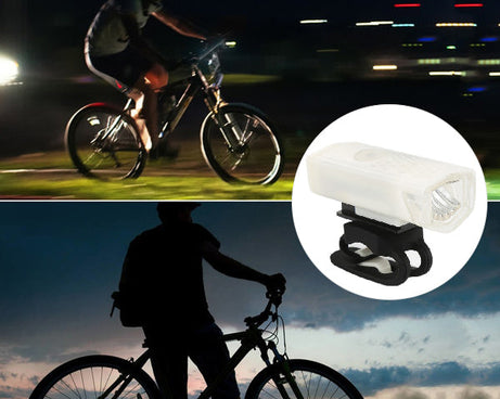 Super bright front light for bicycles