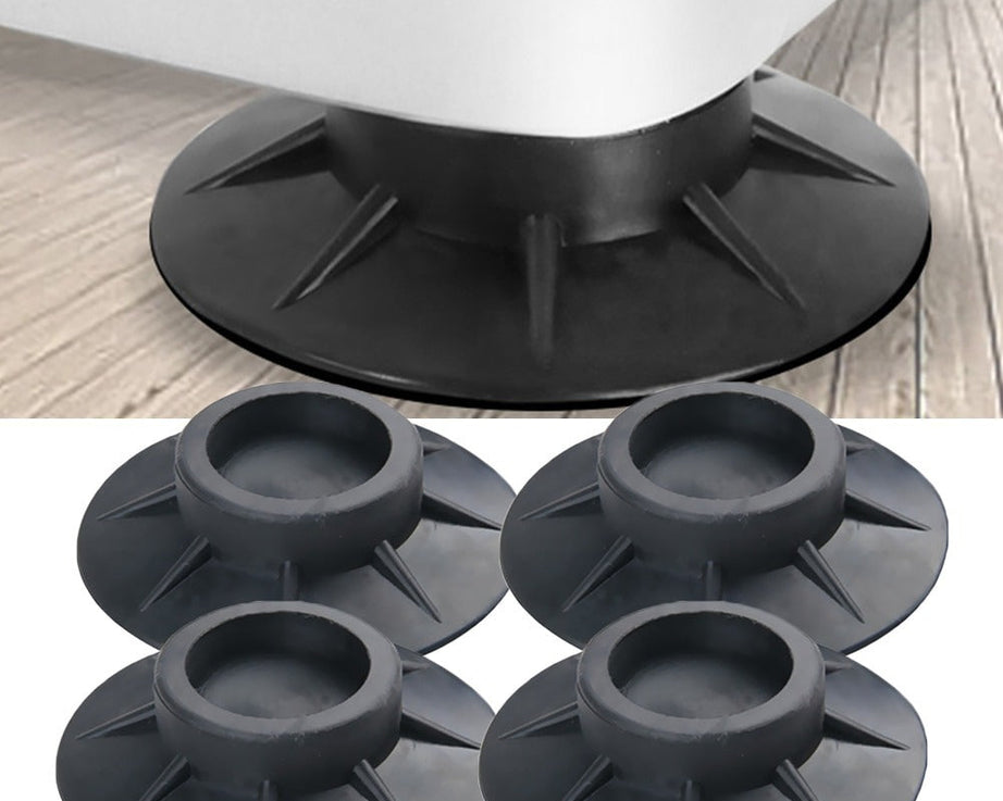 Side view of 4 Pc Furniture Vibration Pad showing thickness and flexibility