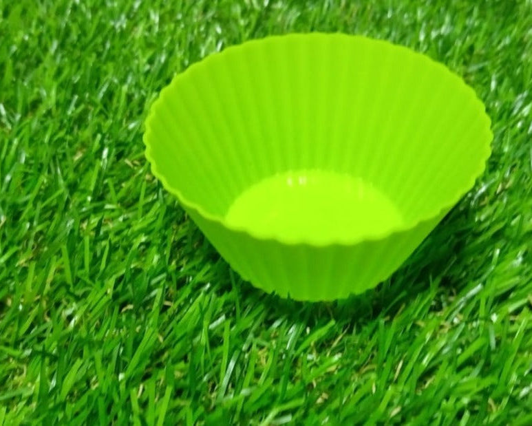 Silicone cupcake Shaped Baking Mold Fondant Cake Tool Chocolate Candy Cookies Pastry Soap Moulds (6 pc)