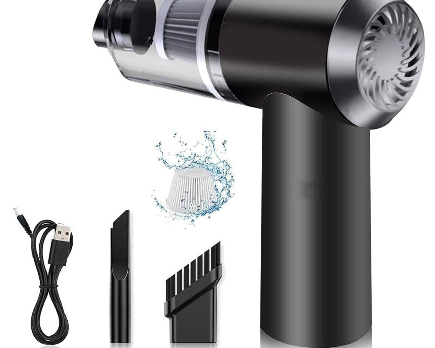 Vacuum Cleaner Dust Collection  2 in 1 Car Vacuum Cleaner 120W High-Power Handheld Wireless Vacuum Cleaner Home Car Dual-use Portable USB Rechargeable