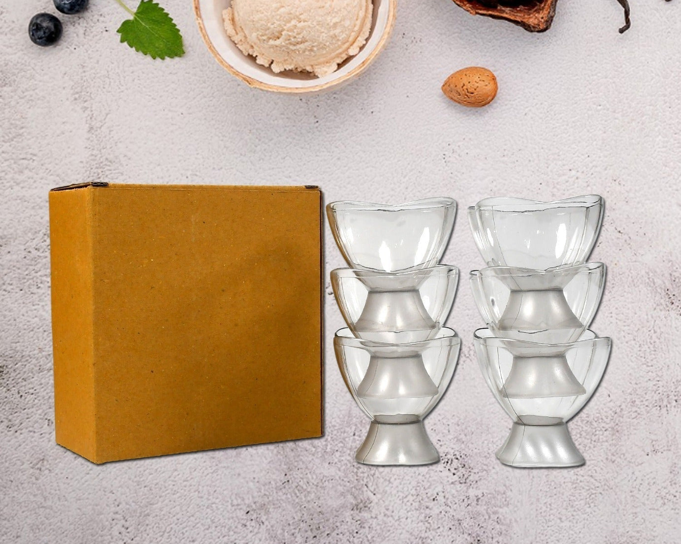 Ice cream bowls set of 6