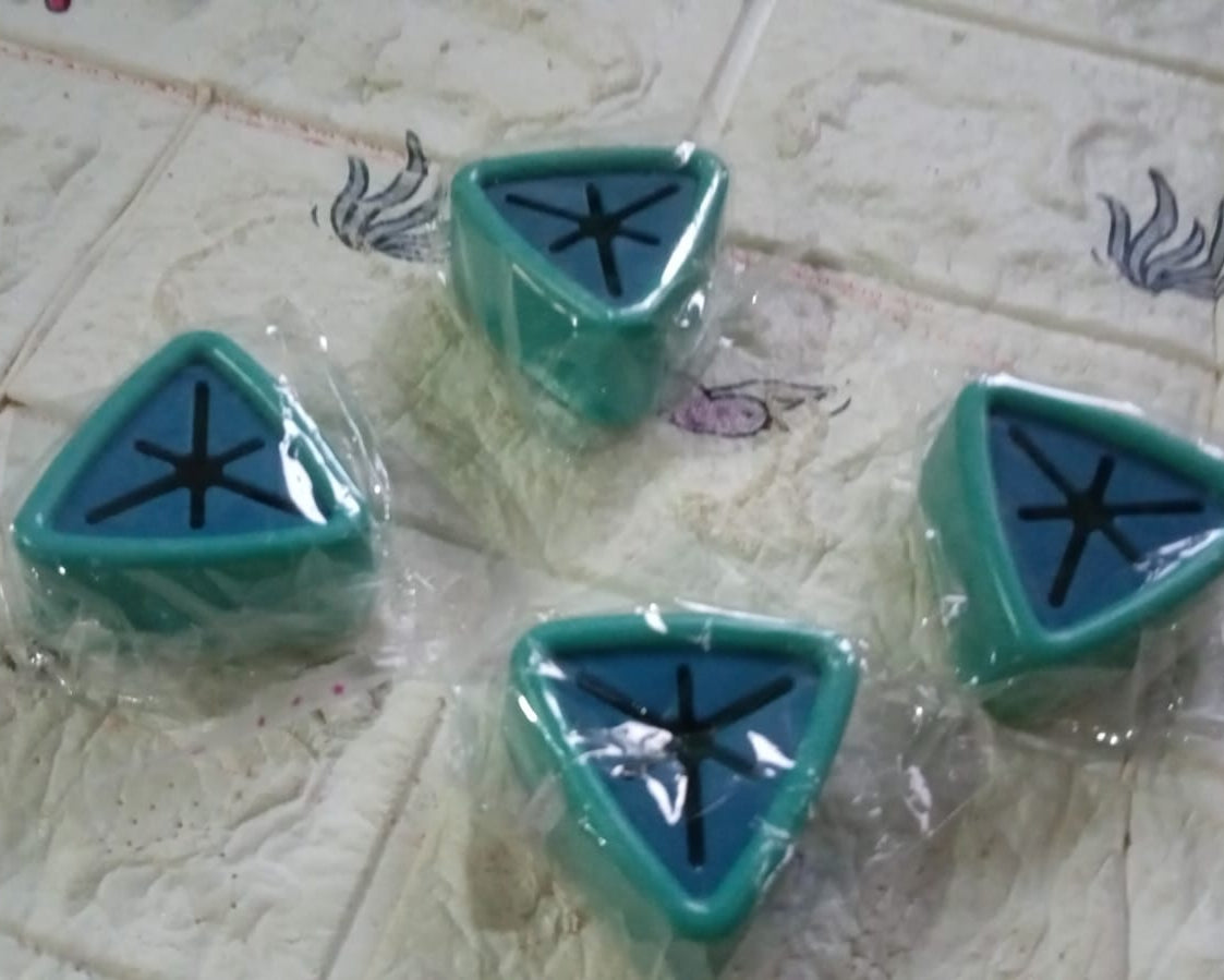 Four towel holders for practical bathroom storage