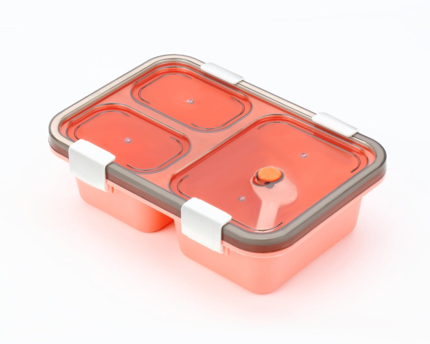 Plastic Lunch Box for Kids, Lunch Box for Kids 3 Compartment Insulated Lunch Box Tiffin Box for Boys, Girls, School & Office Men (3 Compartment Lunch Box)