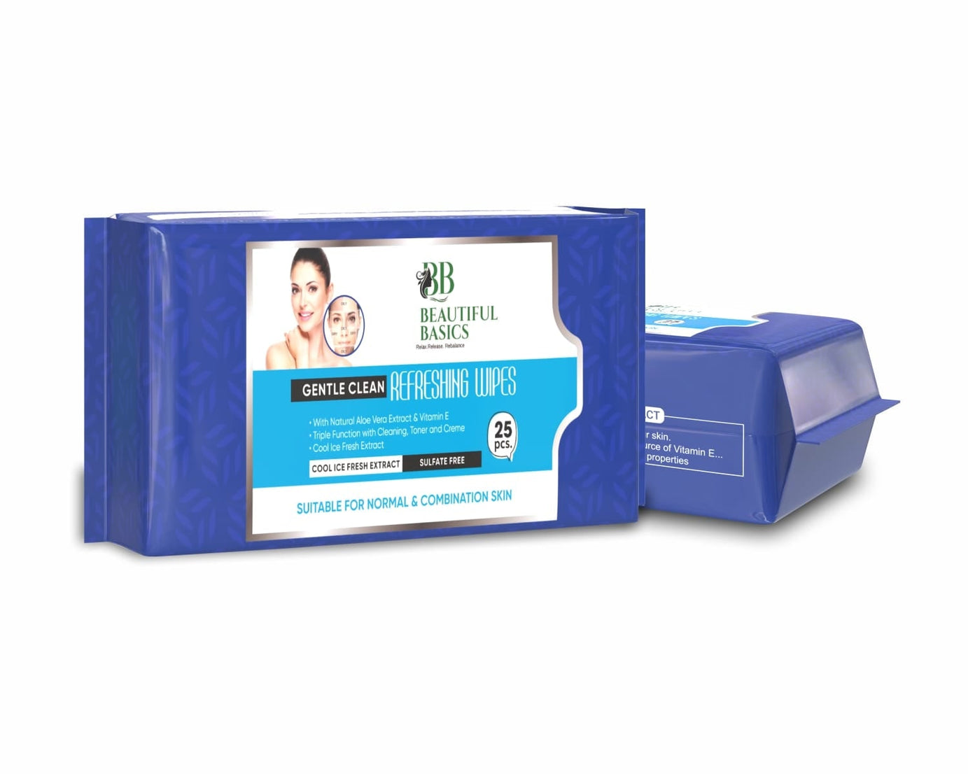 Refreshing Wet Wipes for Face | Facial Cleansing | Refreshing & Skin Hydration| Soothing for skin | pH Balance & Alcohol Free | Nourishing with Fruit extract | 25 Wipes