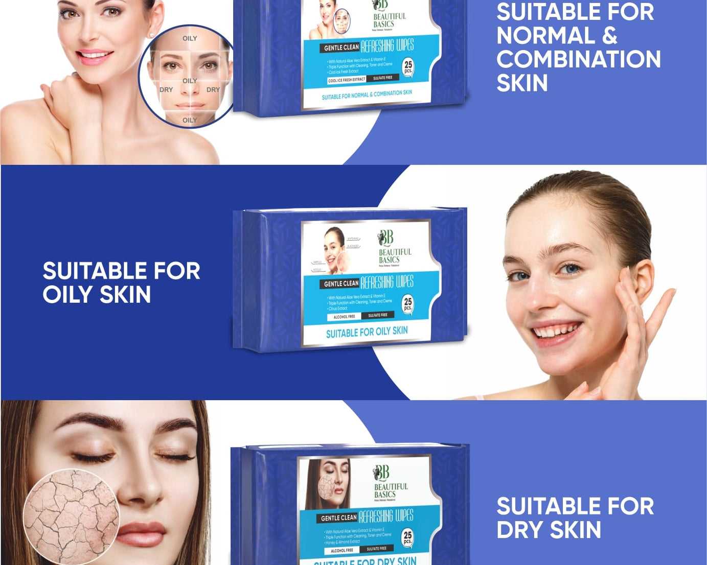 Refreshing Wet Wipes for Face | Facial Cleansing | Refreshing & Skin Hydration| Soothing for skin | pH Balance & Alcohol Free | Nourishing with Fruit extract | 25 Wipes