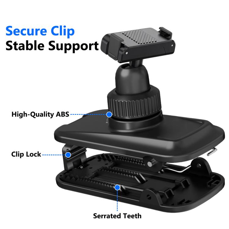 Magnetic Quick-Release Base Backpack Clamp Mount for DJI Action 3 / 4 / 5 Pro / Osmo 360, For DJI Action 3 / 4 / 5 Pro / Osmo 360