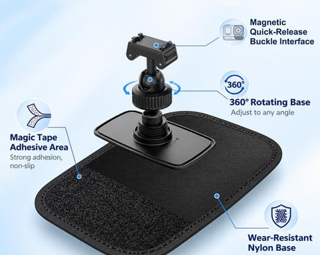 Magnetic Quick-Release Backpack Shoulder Strap Mount for Insta360 Ace Pro 2 / 1 / Ace / X5, For Insta360 Ace Pro 2 / 1 / Ace / X5