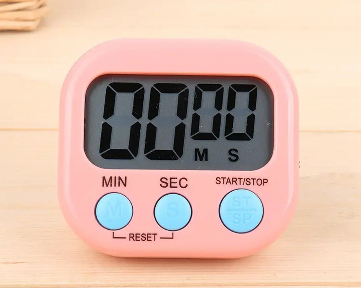 Digital Kitchen Timer Clear Big Digits 0-99 Min for Cooking Office Clock