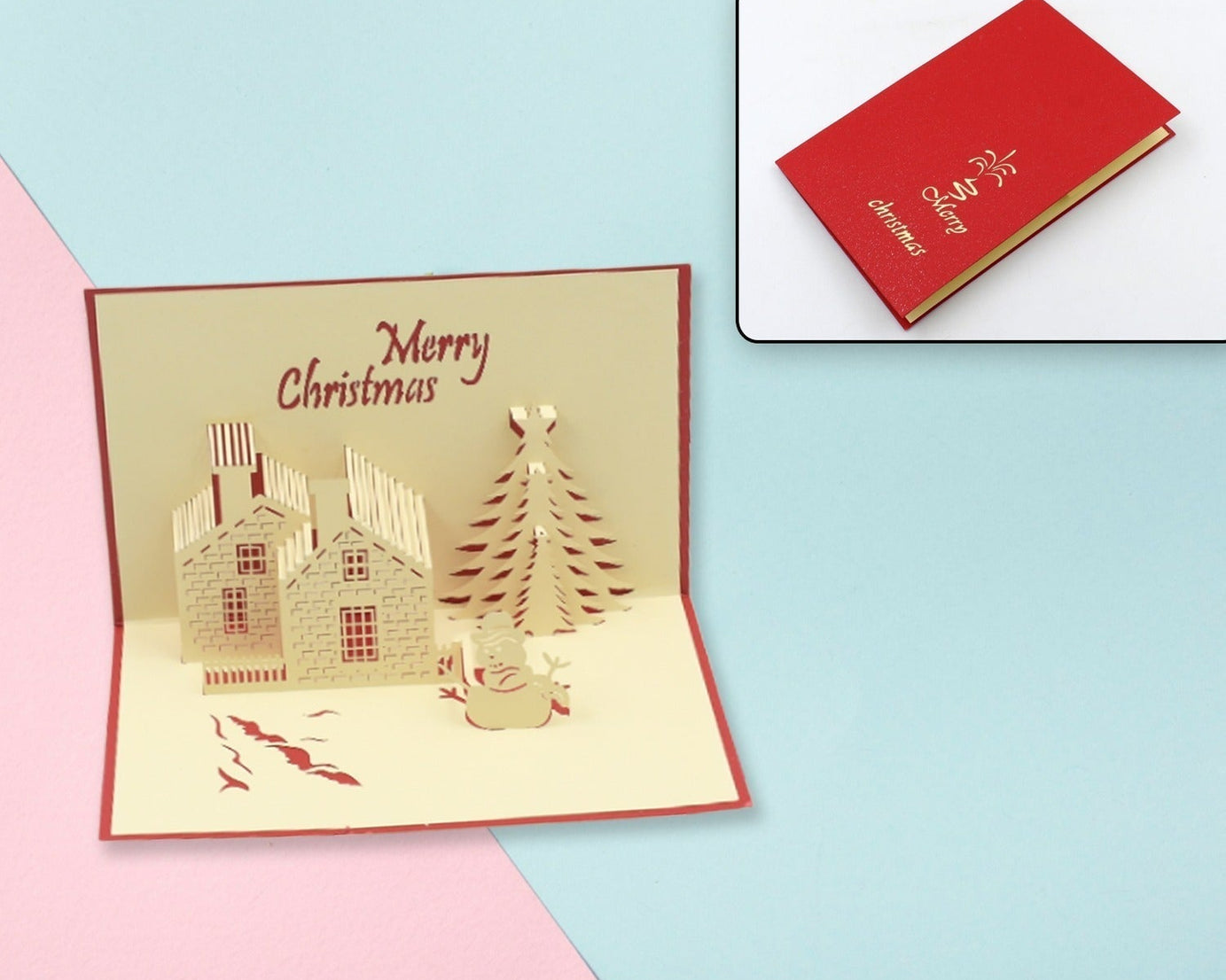 3D Paper Wish Card High Quality Paper Card All Design Card Good Wishing Card  (Birthday , Valentine , love , Christmas Card) (1Pc )