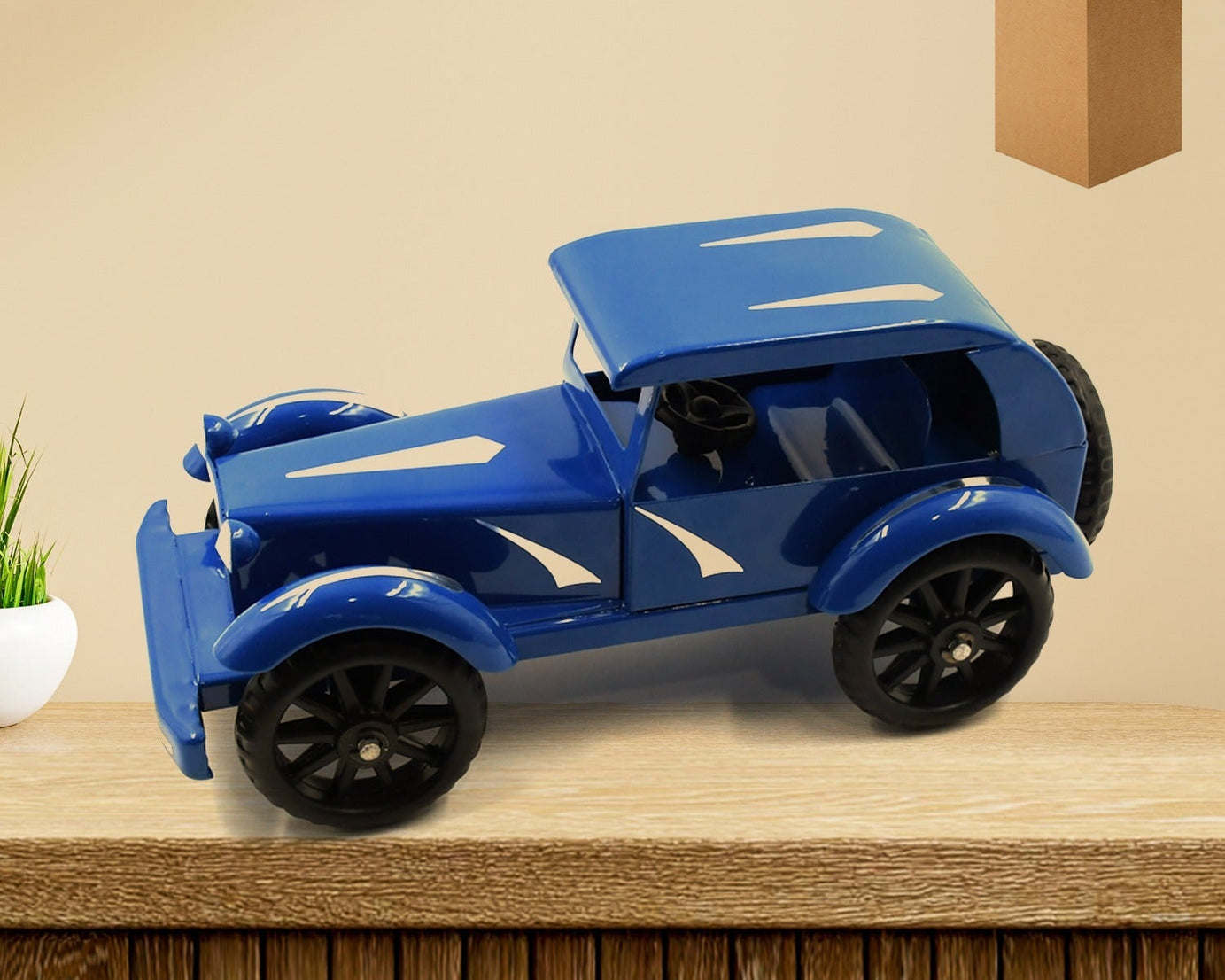 Vintage Metal Car 10 Inch Big Unbreakable Full Metal Body Car, Vintage Car Toy Model Alloy Model Retro Car Model Toy Vehicle Classic Car Metal Vintage car