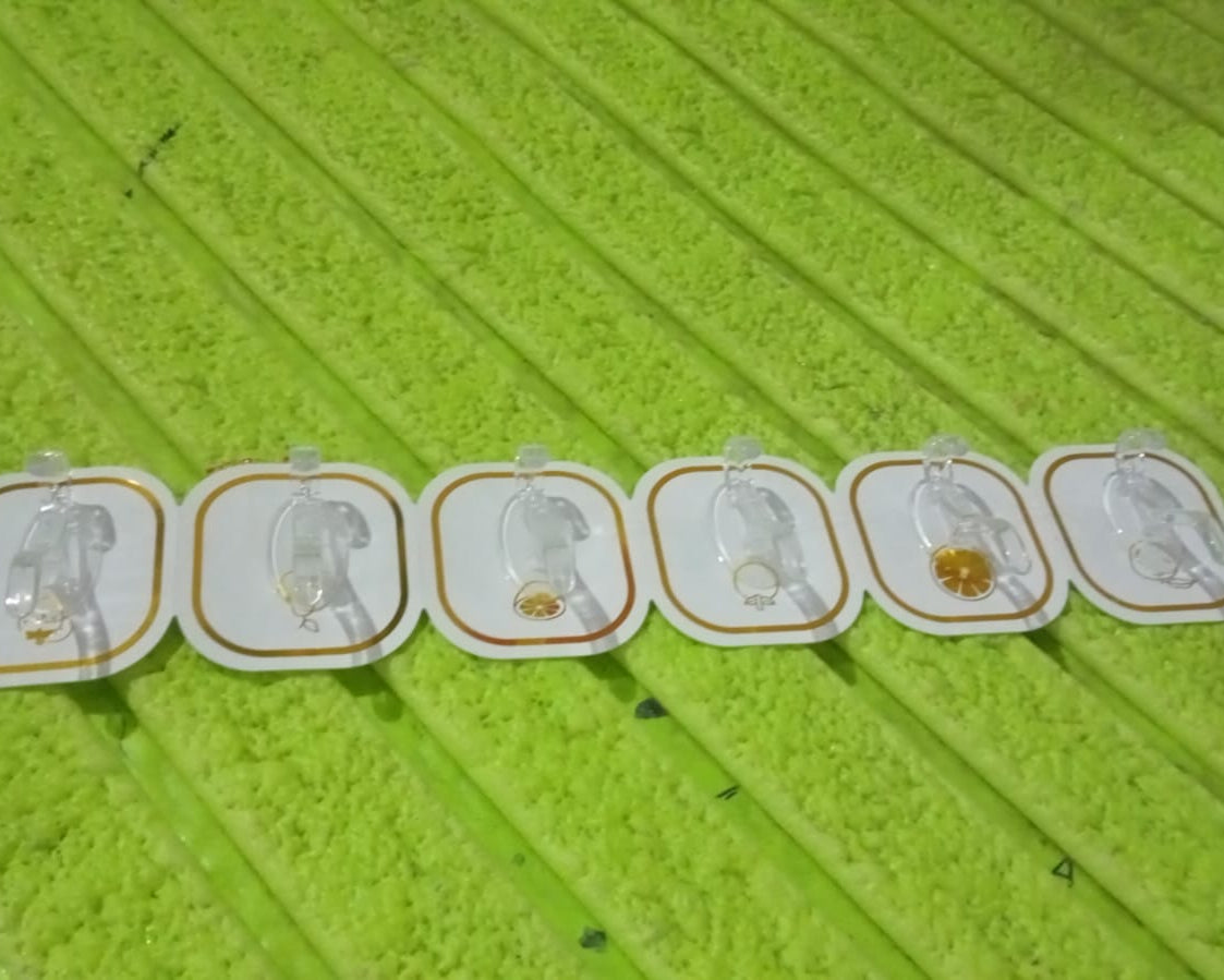 TRANSPARENT ADHESIVE WALL HOOK (6 PCS SET)